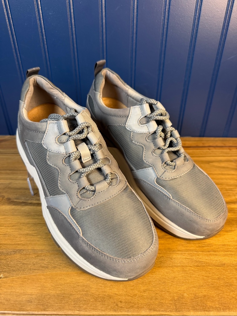 Rockport Works Pulse Tech RK772 Women 6.5W Composite Toe Work Sneakers Gray